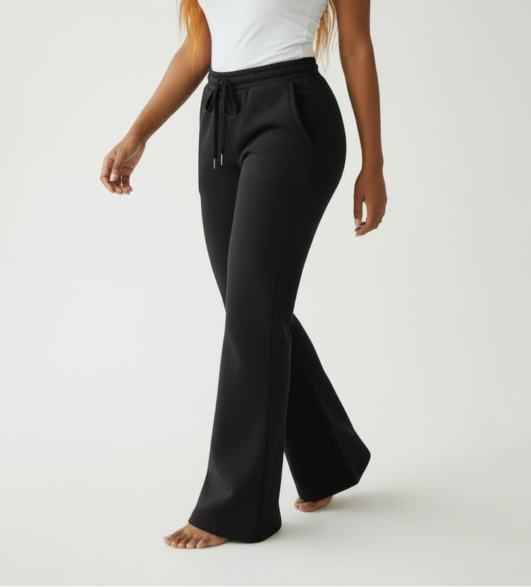 Woman Flared Casual Joggers